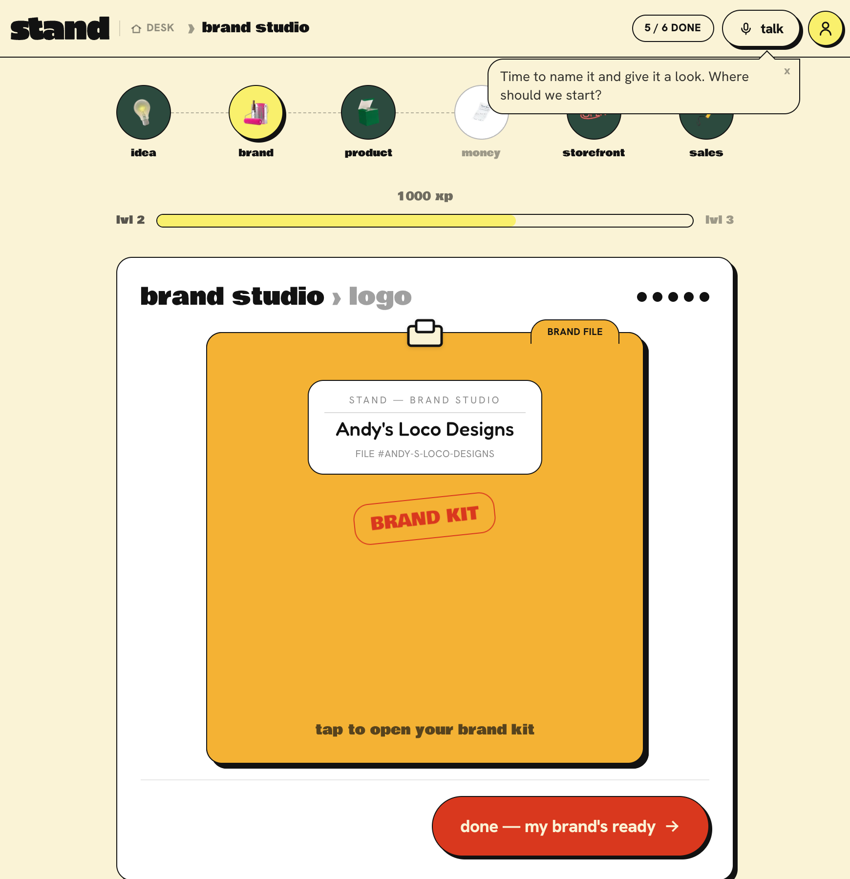 Step 5: keep the brand