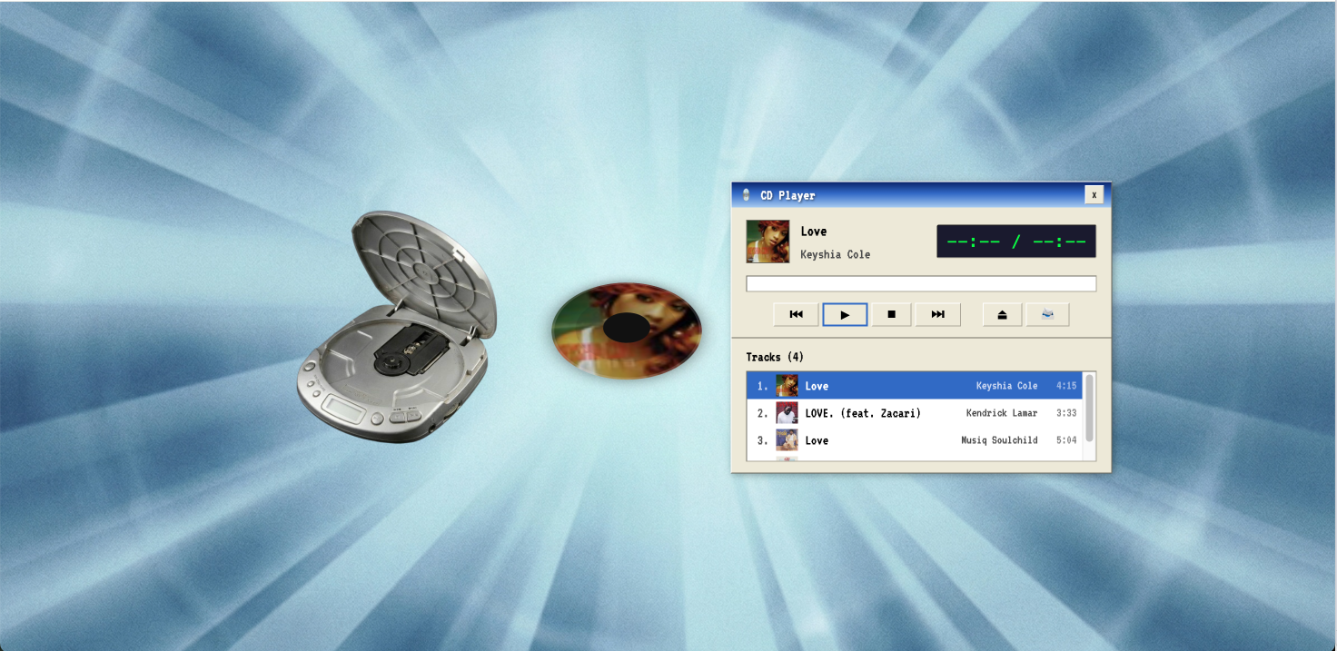 Burn CD — the app
