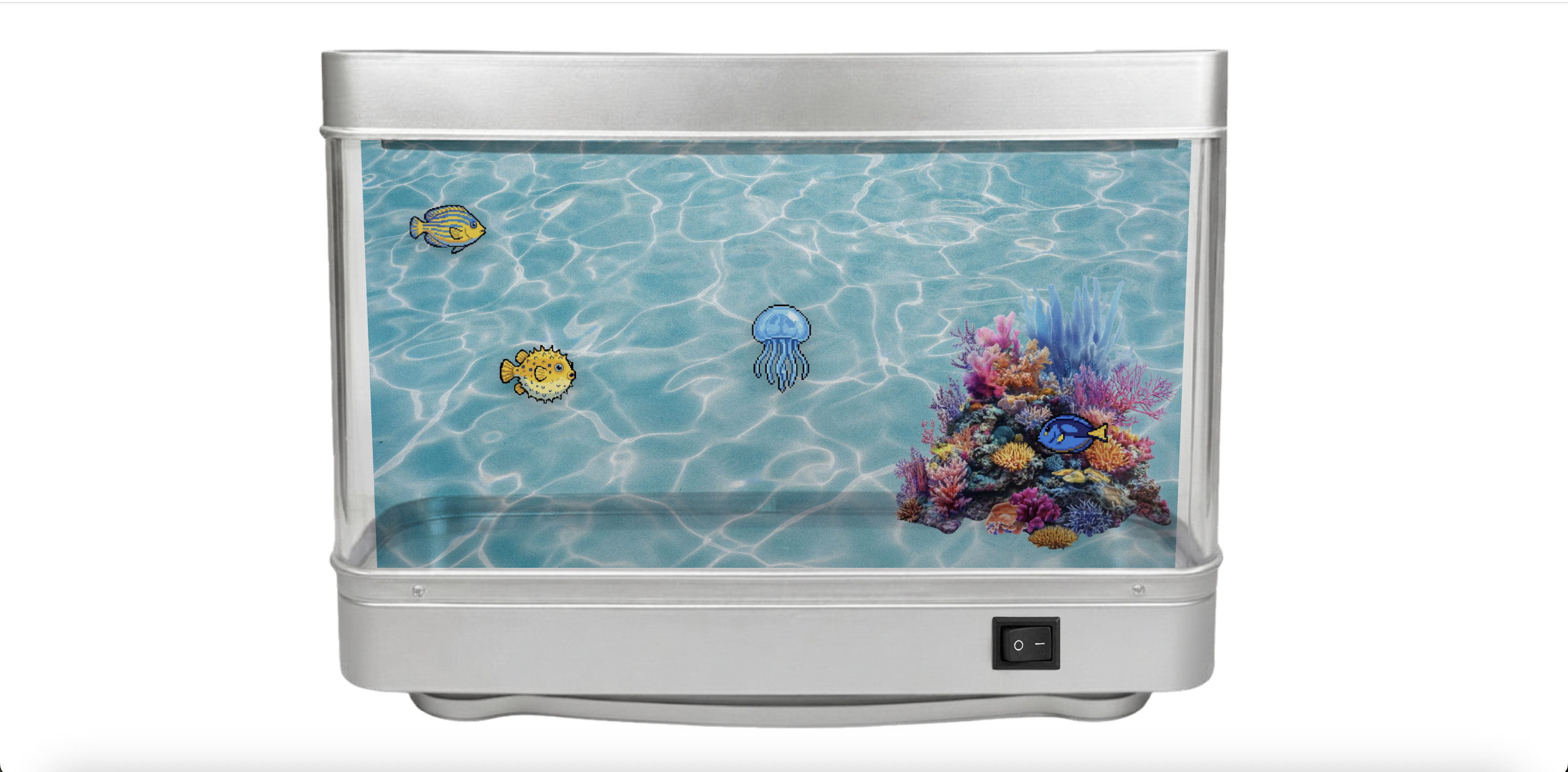 jeongyoon.com — the pixel-art virtual aquarium